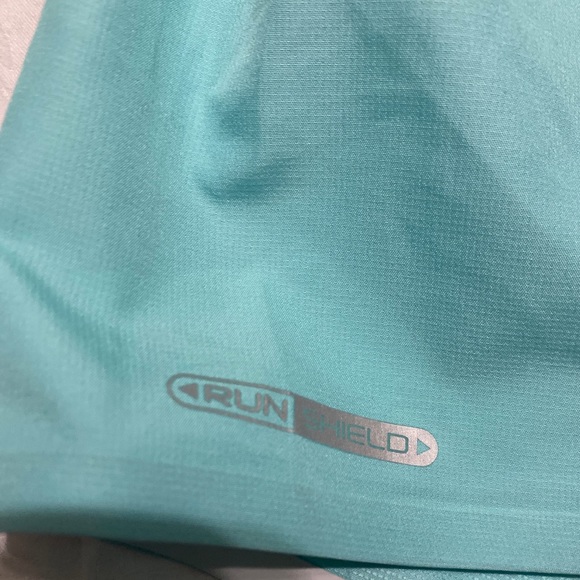 Saucony Full Zip Running Light Blue / Teal Lightweight Jacket Run Boston 2015 XL - Picture 4 of 11